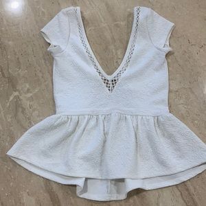 Free People Peplum Top Size XS